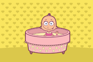 baby crib, baby, heart, nursery, furniture, rose, beautiful, girl, family, rose flower, happy, interior, mobile, children